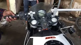 Installing Clip On Handle Bars On KTM RC200