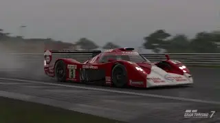Gran Turismo 7 - Toyota GT-One @ Dragon Trail Gardens (Rain)