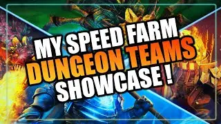 🔥 ALL OF MY STAGE 25 'SPEED FARM' DUNGEON TEAMS ! 🔥 Guide & Masteries ! | Raid Shadow Legends