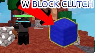 This Block Clutch Save Me To Win Game In Roblox BedWars