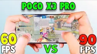 Poco x3 pro 90Fps vs 60 fps || Poco X3 pro Lag issue Solve🥶