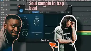 I try to flip a soul sample into a trap beat for JID on logic pro x