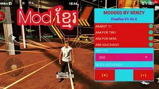 HOW TO HACK FREE FIRE ESP MOD MENU BY KENZY