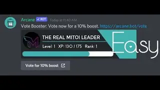 How To Create Level Up System With Roles .