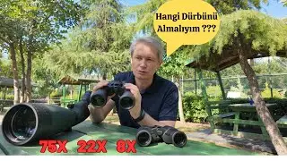 En Güçlü Dürbün - Dürbün nasıl kullanılır - 8X ?  20X ?  75X ?