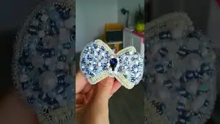 Брошь из бисера #бисер #брошьизбисера #бант #бантик #handmade #jewelry