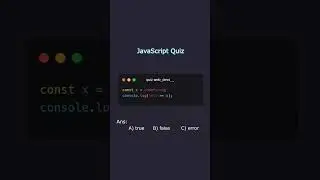 JavaScript Quiz that 99% of People Fail #JavaScript #Trending #coder