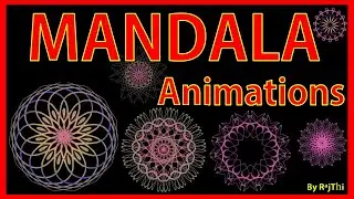 Mandala Animation with After Effects based on Circle | 2D Beautiful Stunning Animations | Type A.