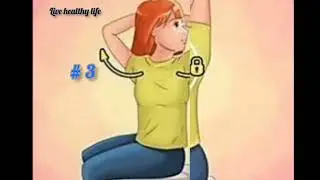 How to easily straight your back with simple excercise #youtubevideo