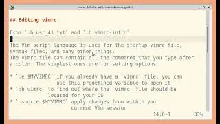 Customizing Vim: Introduction to vimrc and defaults.vim
