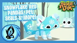 Snowflake Red Pandas, Pet Seals & More! | Animal Jam Update
