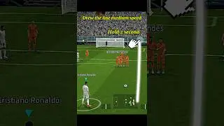 knuckle ball free kick tutorial efootball 2024 mobile #shorts #efootball2024 #pes2021 #viral