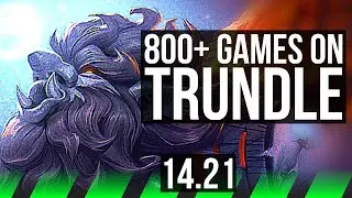 TRUNDLE vs LEE SIN (JGL) | 4/0/2, 800+ games | EUW Master | 14.21