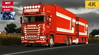 SCANIA R500 FLEURS |Realistic Driving| Promods 2.66 Limoges-Civaux 1.48