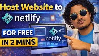 Host Website to Netlify in 2 Mins FREE - HTML | CSS | JS