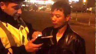 Вьетнамец и алкотестер))) 