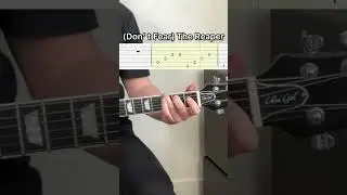 (Don’ t Fear) The Reaper #guitartabs #guitarcover #guitartutorial #guitarbeginner
