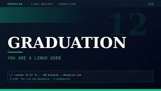 Linux Mastery - Linux Mastery GRADUATION — Where to Go Next (Roadmap) #12