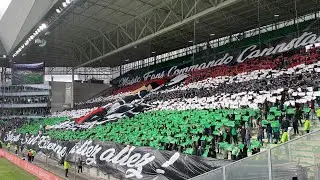 Ambiance supporters ASSE • Saint-Etienne - Auxerre (09-03-2024)