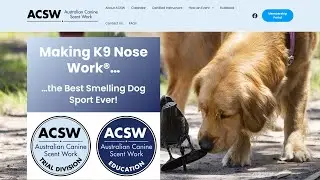 Website Design - ACSW - Australia Canine Scent Work