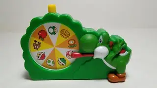 4K Super Mario 2018 McDonald's Happy Meal  #6 Yoshi Bingo Game Unpacking and Review