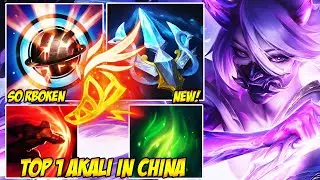 WILD RIFT CHINA TOP 1 AKALI - EVERY DASH WAS PERFECTLY PLANNED
