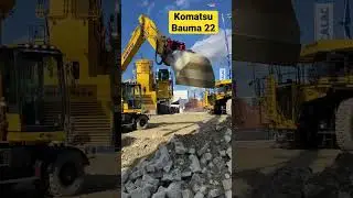 Komatsu Bauma 22 standında demolarına devam ediyor #bauma #day6 #komatsu