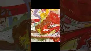 GRAFFITI SNEAKERS ART PRINTING - MODERN WALL ART DECOR #shorts #art