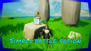The Easiest Way to Create a 3D Stylized A bottle potion