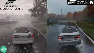Foraza Motorsport 2023 vs Forza Motorsport 7 2017 - Graphics Comparison in 4k