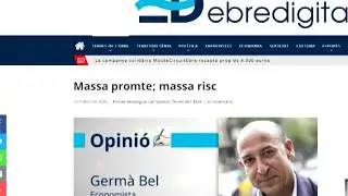 Germà Bel opina que s'aixeca el confinament de milions de treballadors pels sectors poderosos
