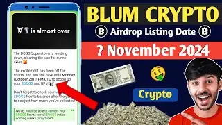 Blum Airdrop Listing Date 📅| Blum Crypto Slang Part 1 😱| Blum New Update