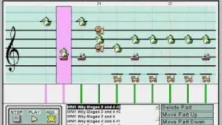 Mario Paint Composer 2.0 - Megaman: Wily Stages 3 and 4