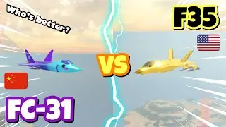 NEW FC-31 VS THE F35 WHO COMES OUT ON TOP IN ROBLOX MILITARY TYCOON?