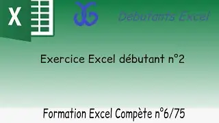 Exercice Excel n°2 pour débutant