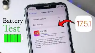 iPhone 11 iOS 17.5.1 Battery Test || iOS 17.5.1 Battery Test