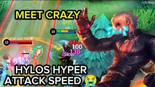 CRAZY GAMEPLAY MEET META TANK HYPER😭 ~ MLBB #mobilelegends #gusiongameplay