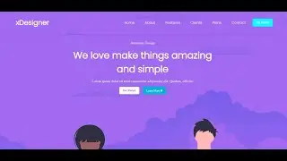 Landing Page HTML CSS | Animation In HTML CSS |  @AnmolKeCode