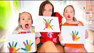 Без Рук vs Одна Рука vs Две Руки! Челлендж без рук с Аринкой