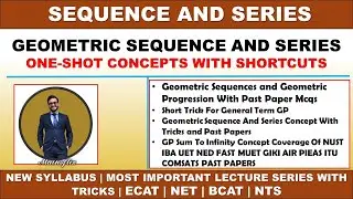 Sequence and Series | Geometric Sequence and Series | Aptitude Concepts With Tricks | Lecture 02