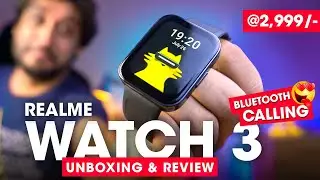 Realme WATCH 3 Smartwatch Unboxing & Review ⚡️ Best Bluetooth Calling Smartwatch 2022 Under 3000!