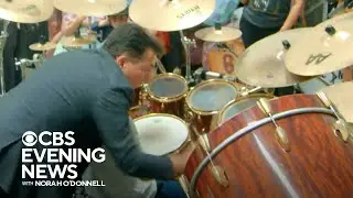 Drummer and collector opens school to inspire young musicians