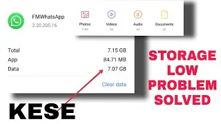 Storage full problem solved | How to increase storage any device | WhatsApp size increases hota he
