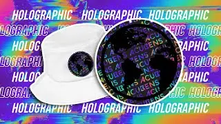 How to make Holographic Sticker (HOLOMAKER) Photoshop