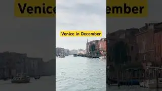 Venice is amazing in December! #travelvlog #travel #venice #italy