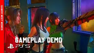 FINAL FANTASY REBIRTH GAMEPLAY DEMO #gaming