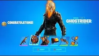 Я получил скин Ghost Rider в Fortnite / Спасибо Фортнайт / Можете поздравить / Призрачный Гонщик