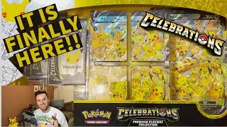 Pokémon Celebrations Pikachu V-Union Premium Playmat Collection Opening & Review! CELEBRATIONS PULLS