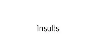 How to pronounce Insults / Insults pronunciation