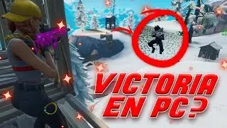 ¡¿MI PRIMERA VICTORIA EN PC?! - Fortnite